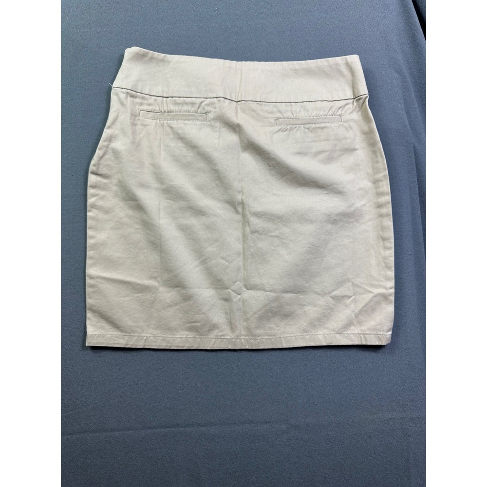FanPants‎ Women's Khaki Chino Mini Skirt Tan Size 6 Casual Twill Short Skirt New